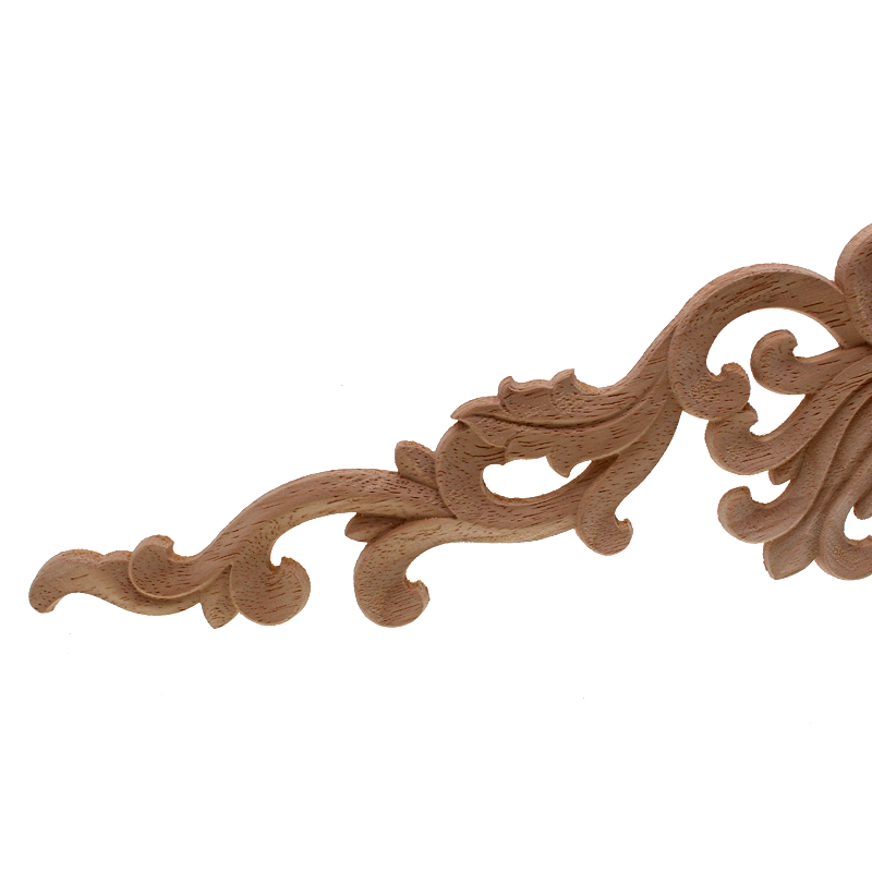 VZLX-Apliques de tallado de madera para muebles, accesorios pequeños de para el hogar, decoración de letras de madera rosa para puerta de armario de cocina y cama