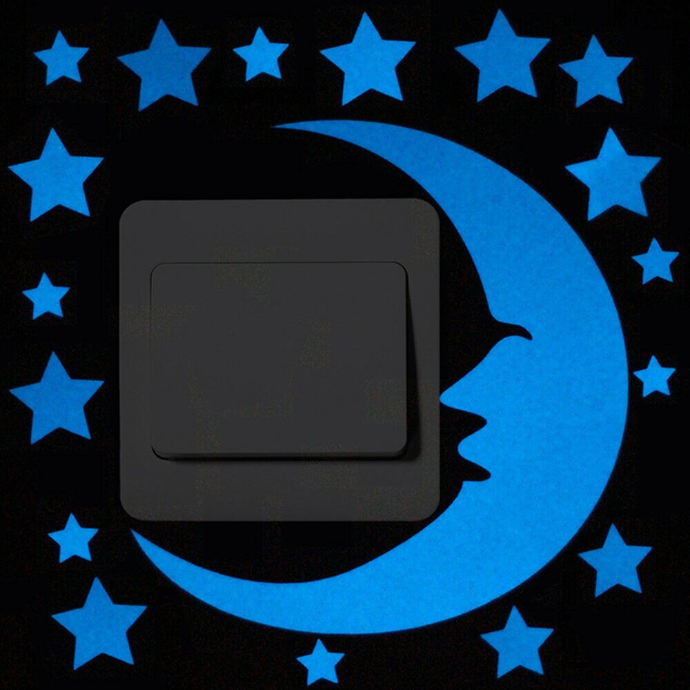 leuchtend glühen in das dunkel Schalter Zauberstab Aufkleber Fluoreszierende Aufkleber Startseite Zimmer Dekor Baby Zimmer Decorction