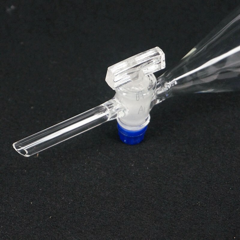 1000ml 24/29 funil separatório em formato de pera de vidro hidráulico articulado com torneira