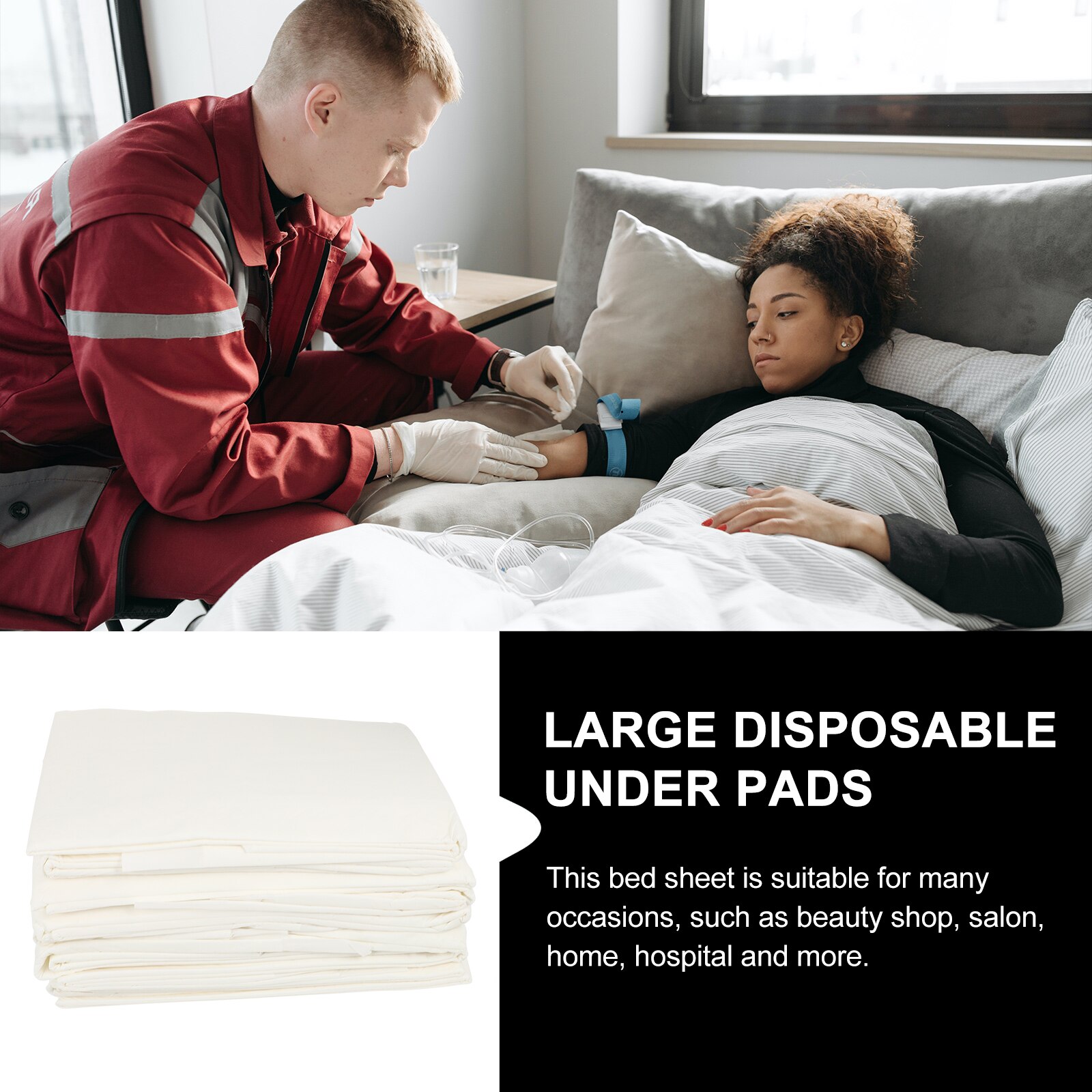 10Pcs Heavy Absorptievermogen Bed Pads Grote Wegwerp Onder Pads Zwangere Verpleging Matten