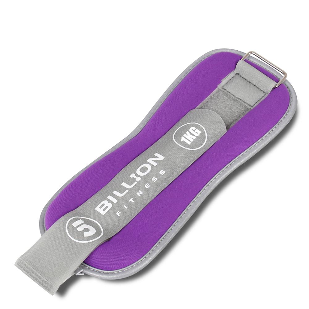 5BILLION Wrist Hand Arm Leg Ankle Weights with Reflective logo for Men Women Fitness Exercise Physical Therapy Walking: 1PC- 1KG