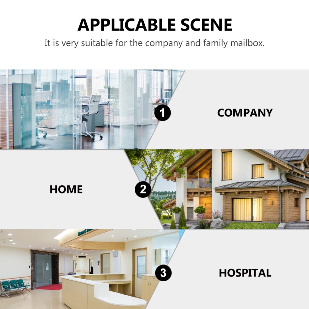 1pc European Style Letter Box Iron Mailbox Card Post Box Mailbox Suggestion Box