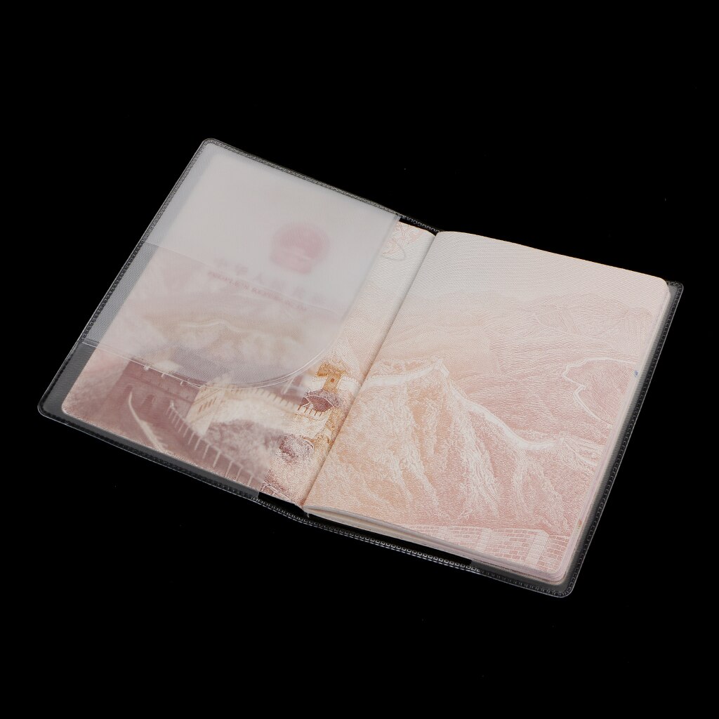 Transparante Cover Houder Geval Organisator Id Card Protector Wit