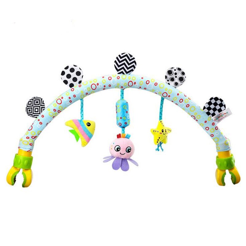 Mooie Baby Wieg Zetel Cot Opknoping Speelgoed Wieg Mobiele Wandelwagen Opknoping Zachte Pluche Rammelaars Ring Bel Educatief Baby Speelgoed M0036: C