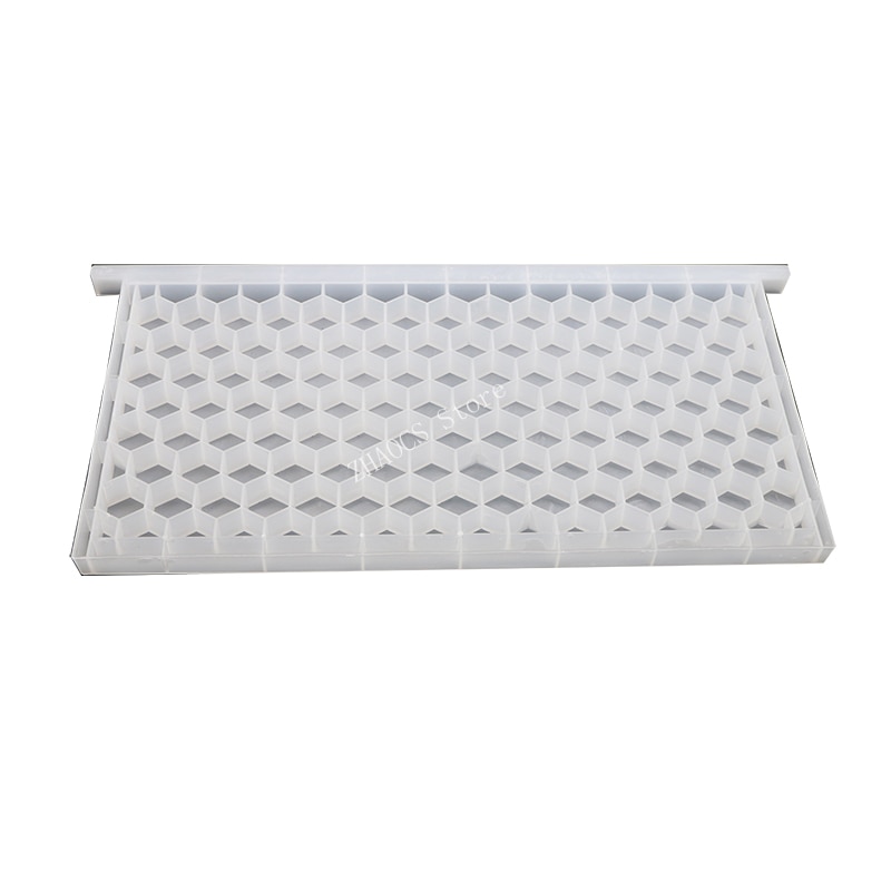 1pcs bee pollen feeder Honeybee trough plastic bees feeding tool for beehive tool beekeeping equipment pollen durable