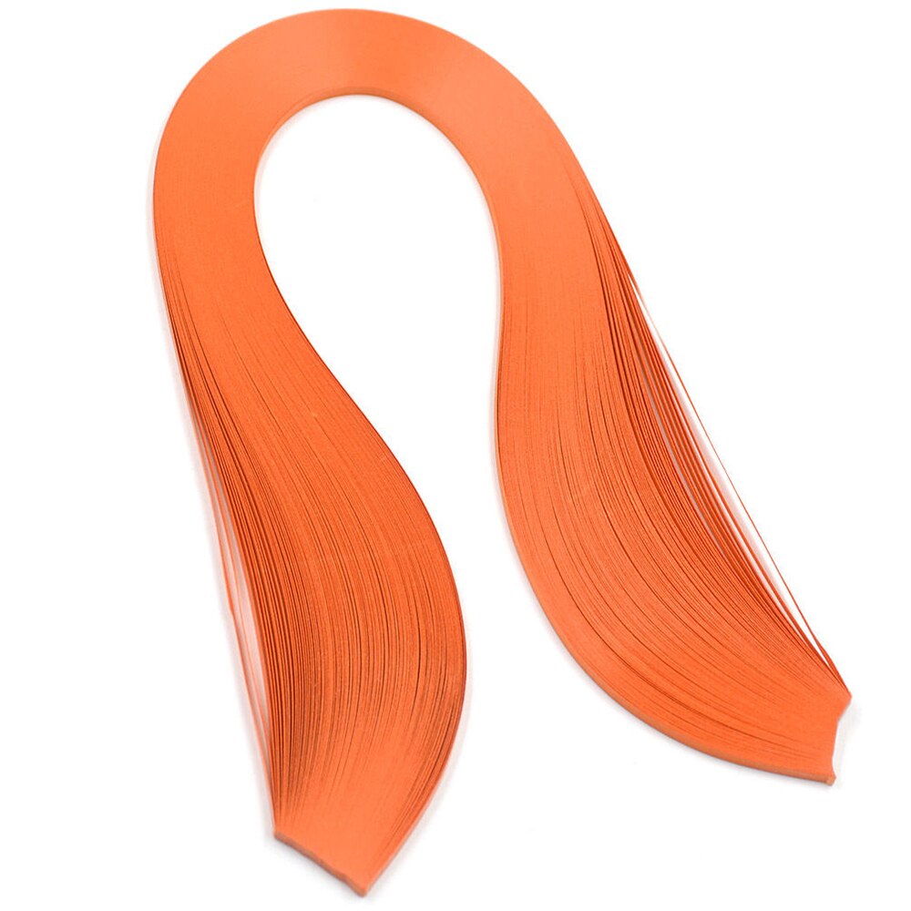120 streifen Quilling Papier 3mm Breite Einfarbig Origami Papier DIY Hand Handwerk Dekoration Weihnachten: orange