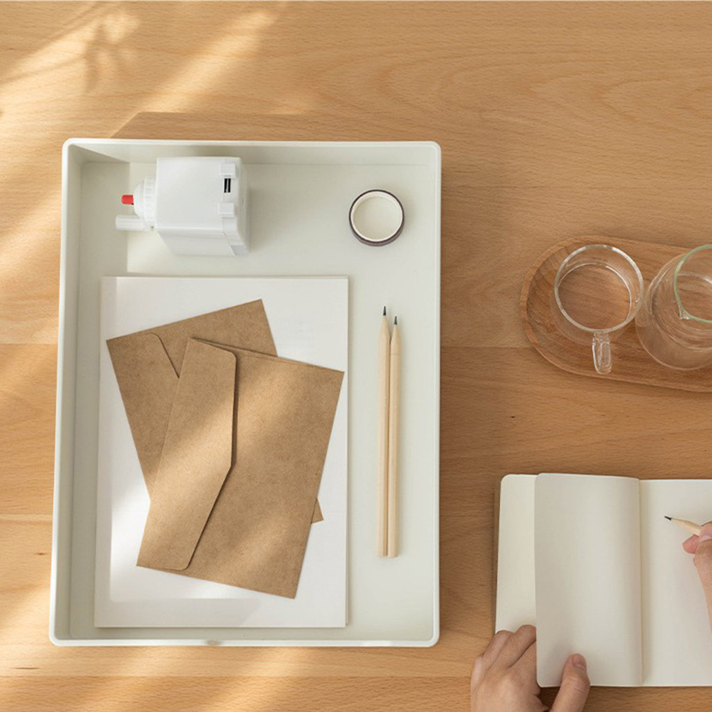 Stackable Desk Organzier Container Stackable File Holder Magazine Holder Makeup Storage Case Desk Storage Case