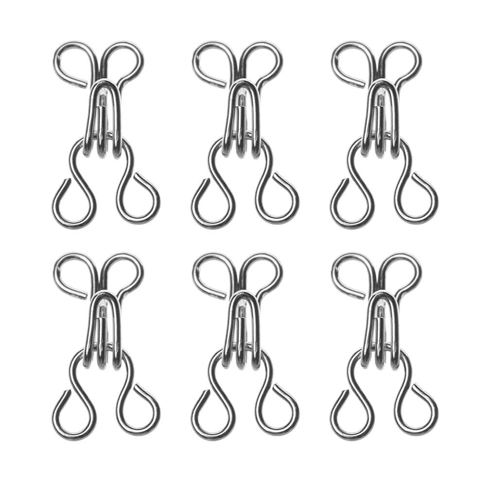 8 Sets Mini Metal Buckle DIY Doll Belt Buckles Invisible Buttons for 1/6 Doll Bags Clothes Sewing Accessories 11/14/16/18mm