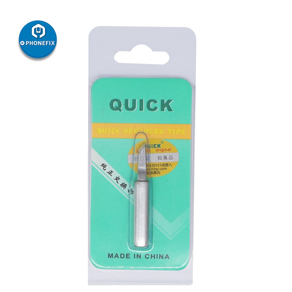 Original Quick Soldering Iron Tips Lead-free Iron Tip 900M 936 969 968 236 K SK 3C J I Soldering Iron Station Welding Tools Kit