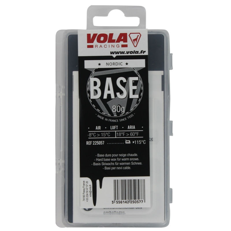 VOLA-CERA nórdica de Base dura BGF para nieve cálida, con grafito y Base fluorada