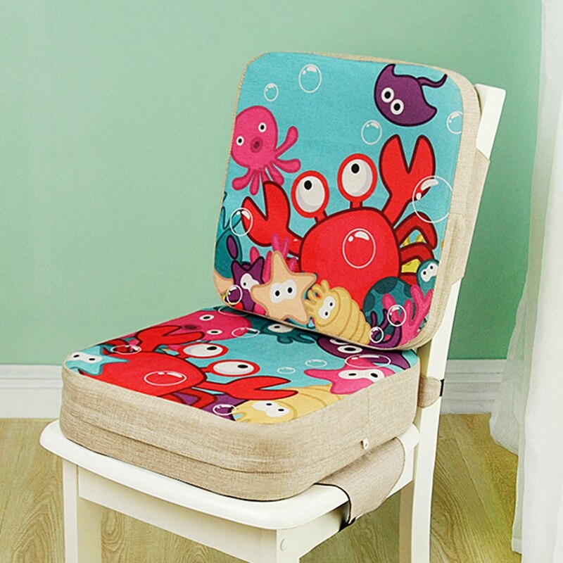 2 uds bebé cojín para silla de comedor niños mayor cojín de la silla ajustable silla Silla de cojín de asiento silla para bebé