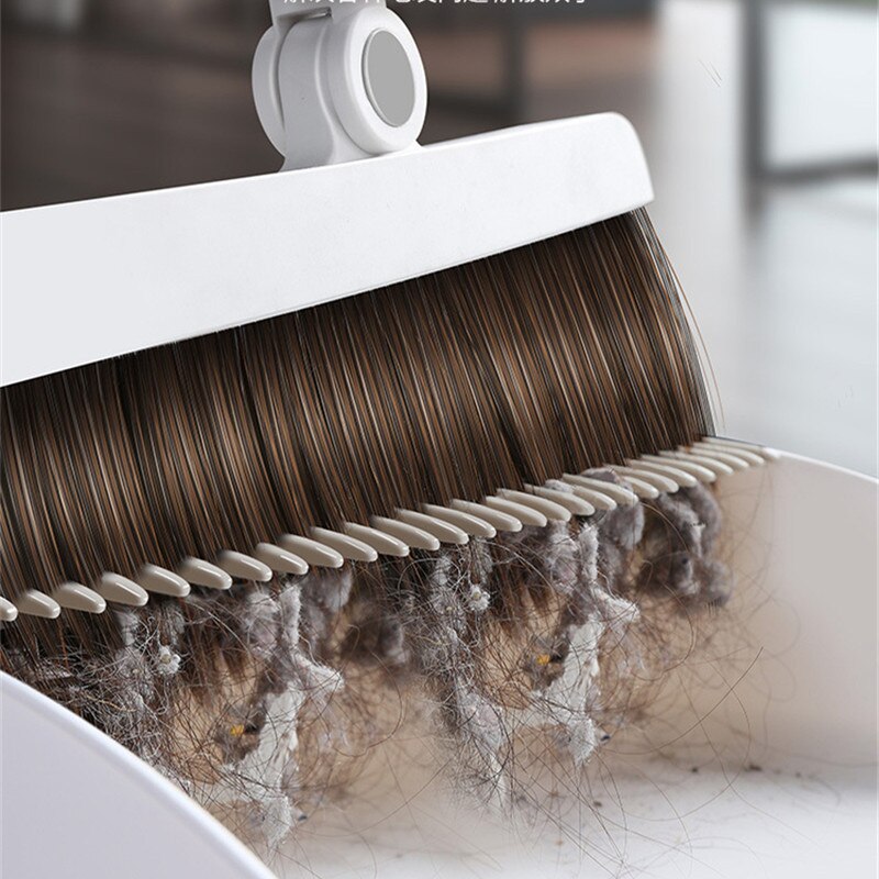 Magnetisk kost støvdragt kombination kombination gulvhår fejer tykkere vindtæt, skridsikkert håndtag rengøringsværktøj til husholdningen