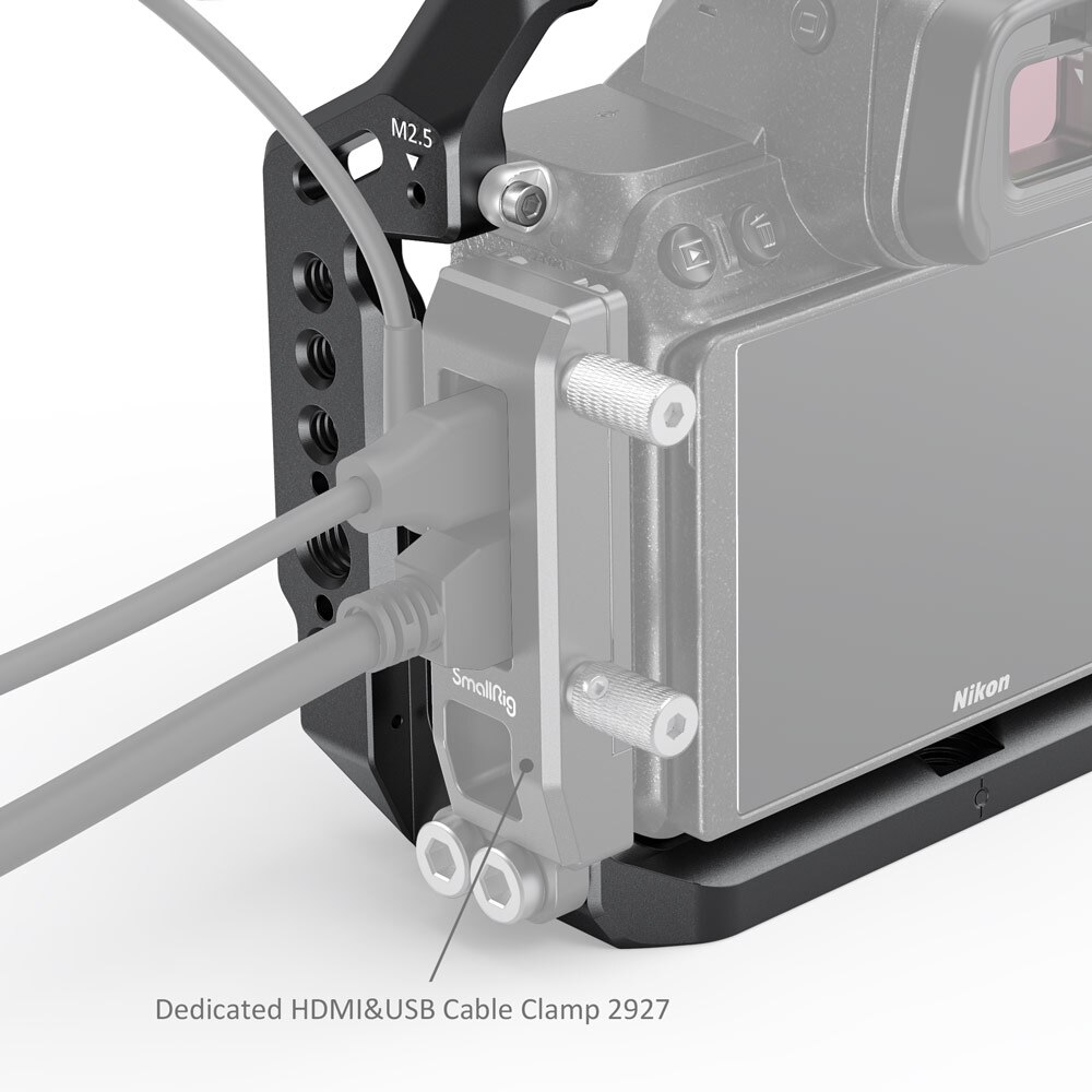 Smallrig Z5 Z6 Z7 デジタル一眼レフケージニコンZ5/Z6/Z7 ミリメートルロッドブロックリグとコールド靴/natoレールビデオ撮影カメラケージdiyキット-2972