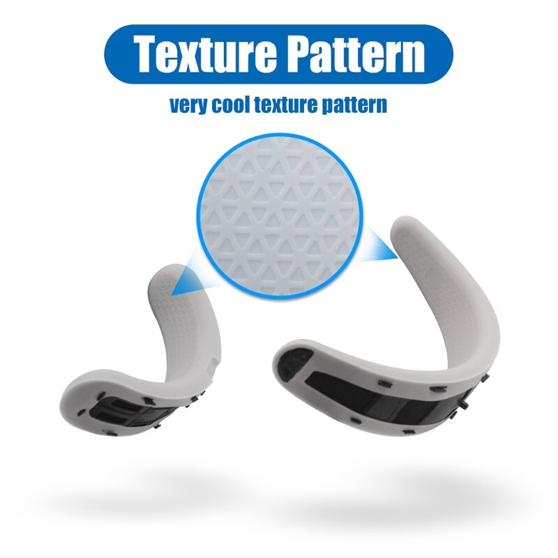 VR Front Foam &amp; Rear Foam Silicone Protective Covers for Oculus Rift S Headset Sweatproof Anti-Dirty Replacement Accessories