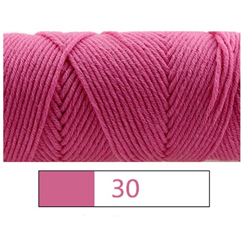 10 Pcs / Lot Lovers Cotton Natural milk cotton thick yarn for knitting Baby wool thread crochet hand knitting yarn cotton yarn: NO 30 Colour
