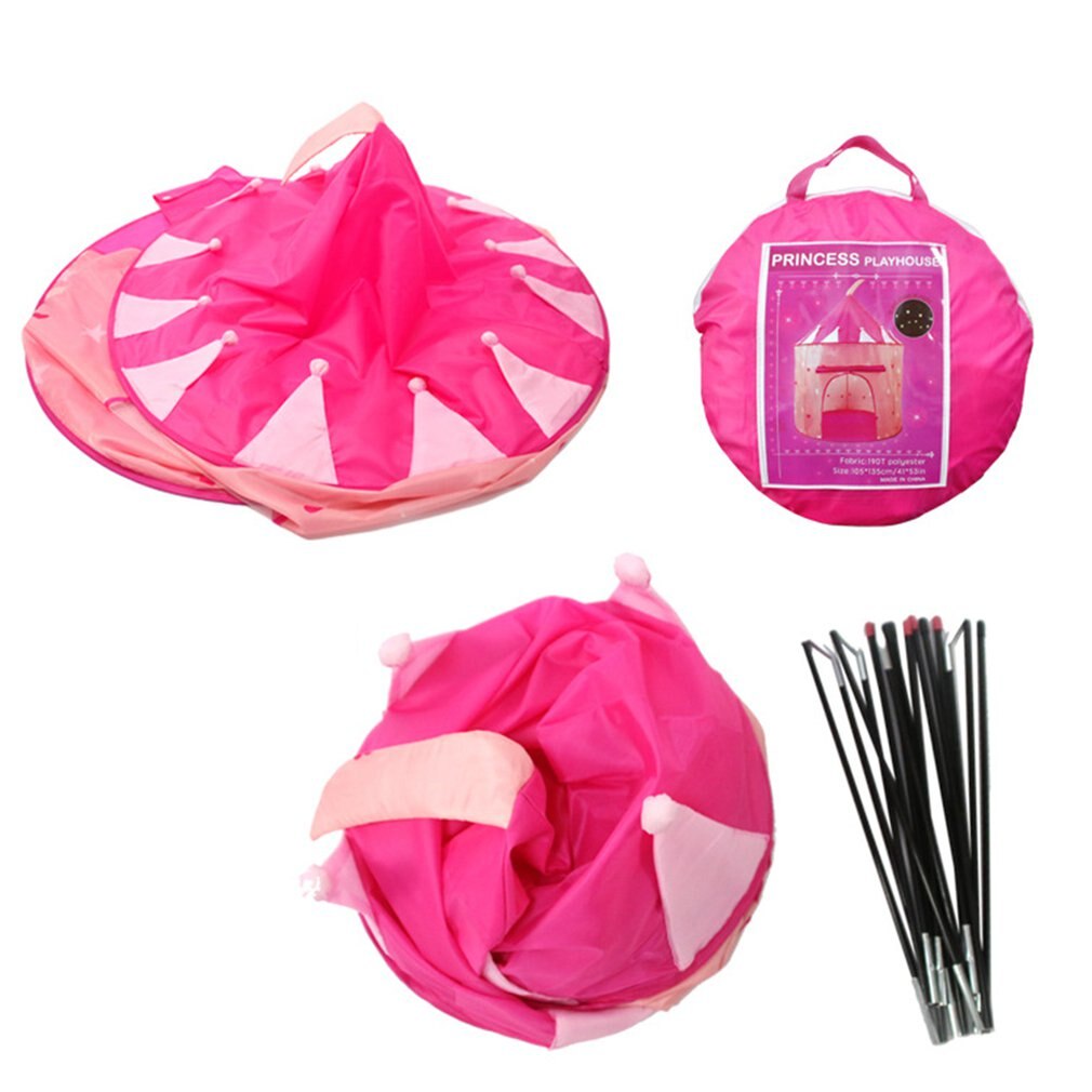 freundlicher Burg Yurt Spiel Zelt Faltbare freundlicher drinnen-Spiel Haus Prinzessin Zelt freundlicher leuchtend Zelt