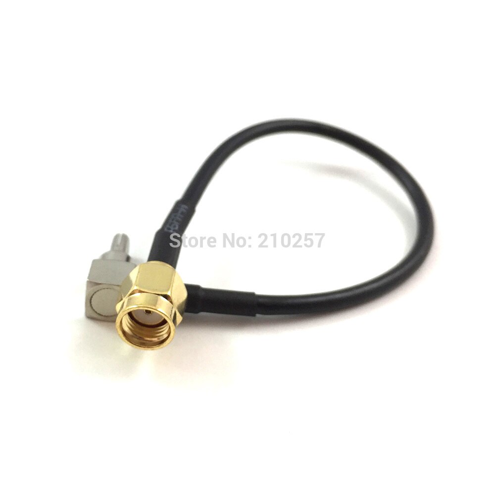 1 stks Crc9 Pigtail Connector Kabel RG174 Kabel 15 cm Crc9 naar rp-Sma Male Adapter Voor Huawei 3G 4G Modem