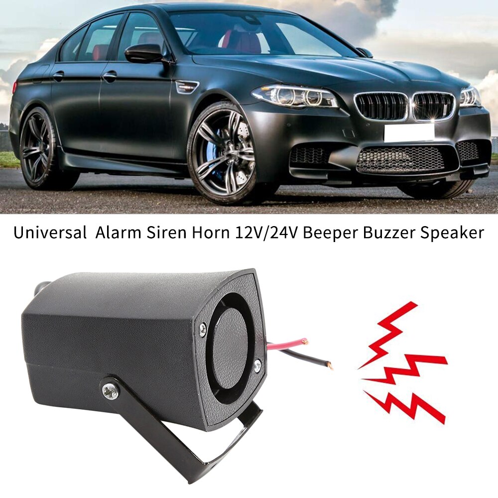 Universele Alarmsirene Hoorn 12 V/24 V Pieper Buzzer Speaker Duurzaam Omkeren Waarschuwing Hoorn Parking Radar Assist Sensor accessoires