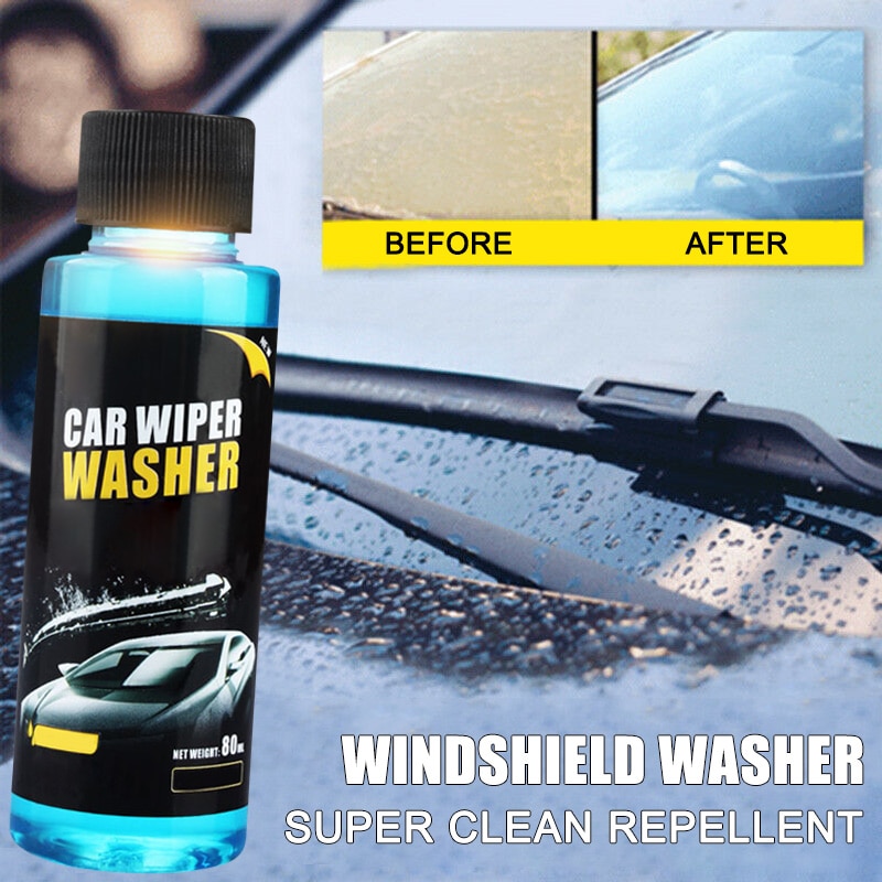 Super Clean Repellent Windshield Washer Car Wiper Washer Window Cleaner Agent 80ml NJ88