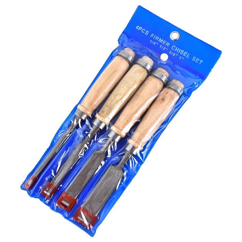 Juego de cinceles para tallar madera, profesionales, para carpintería, con herramientas ergonómicas para tallar madera, herramientas auxiliares DIY, 4 Uds.