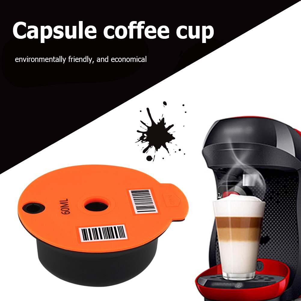Tassimo Coffee Capsules Cup Reusable Filter Door Coffee Pods + Spoon Brush for Bosch-s Tassimoo Reusable Capsules Bosch