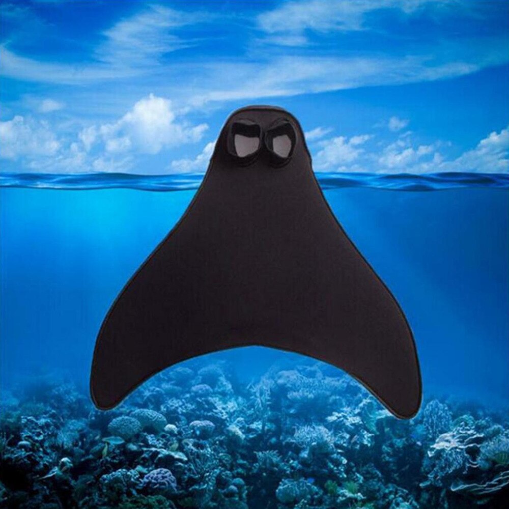 Aleta de natación al aire libre para niños, aletas para el pie, cola de sirena, monoaleta de buceo para deportes acuáticos, entrenamiento,