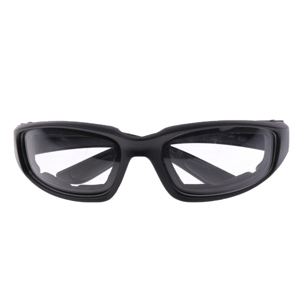 Gafas de sol a prueba de viento y polvo para motocicleta, lentes de protección, acolchadas, cómodas, transparentes, de PVC, con espejo, UV400