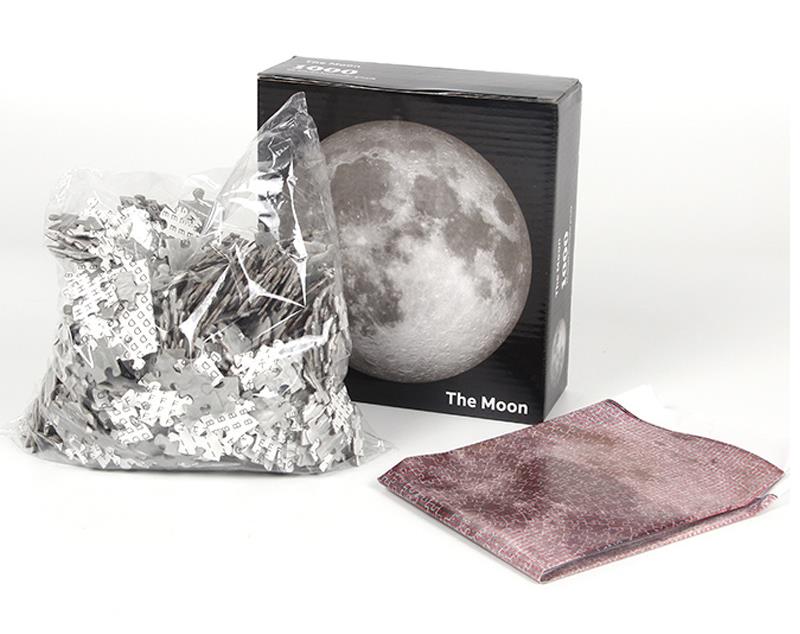 1000Pcs Puzzles Mond planet puzzle 3D Bunte Regenbogen Runde puzzle für erwachsene Kinder DIY Pädagogisches puzzles Spielzeug