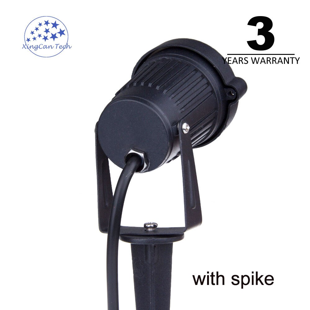 RGB tuin licht met spike gazon lamp RGB waterdichte spot light 3x3w DC12V AC220V AC110V optioneel voor tuin pathway decoratie