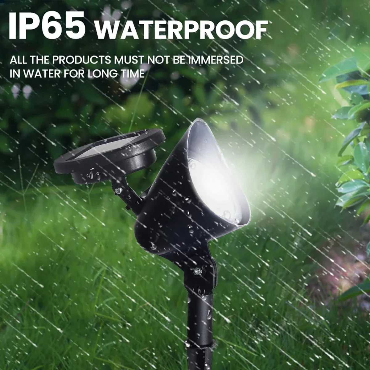 draussen LED Solar- Scheinwerfer Garten Lichter Landschaft Dekoration IP65 Wasserdicht für Rasen Hof Weg Baum Separat Lampe