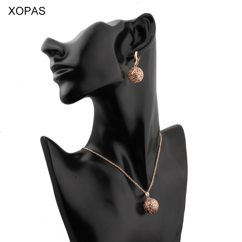 Brincos femininos, novo brinco fofo unissex esculpido ouro rosa brincos pendurados joias fashion festa de casamento conjunto de