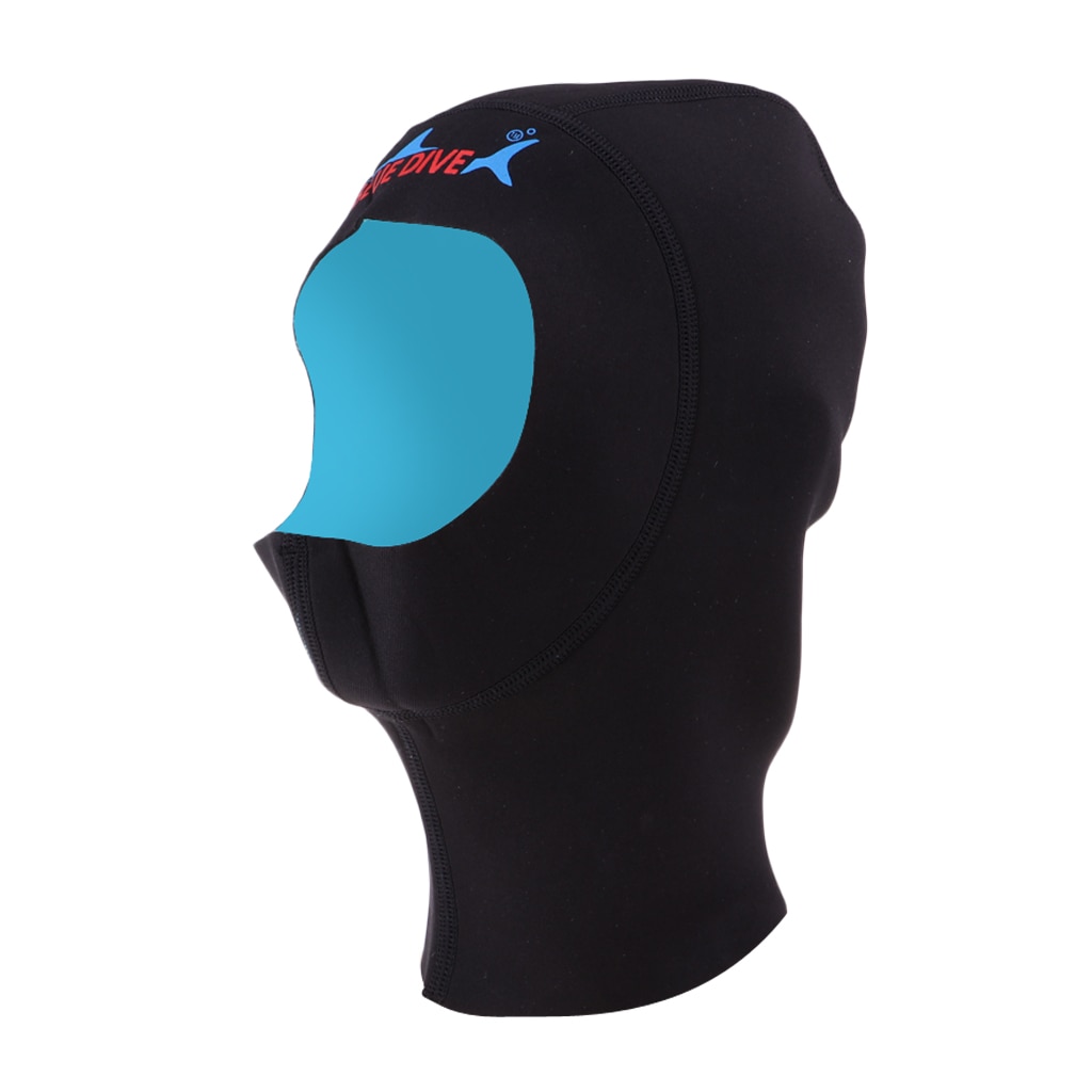 1mm neopren scuba snorkling våtdräkt huva keps simma surf dykare dykning huva sml xl svart