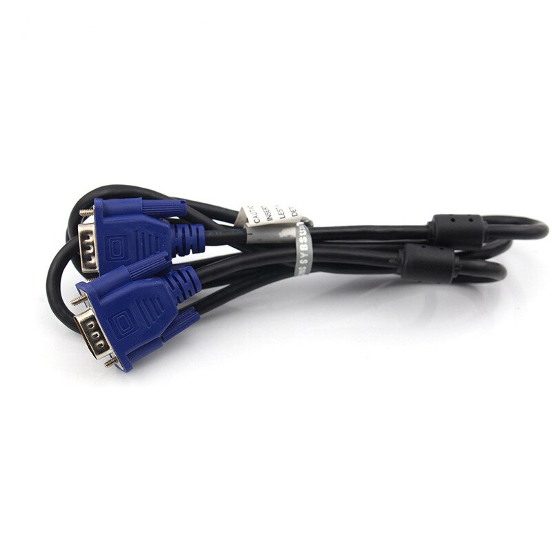 VGA cable 1.5 m 3+5 VGA line video data cable computer HD cable: Default Title