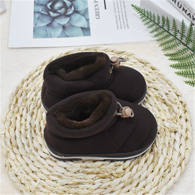 2020 nuovi stivali da neve per bambini invernali stivali da bambina in lana peluche ragazzo scarpe calde moda stivali per bambini scarpe per bambini