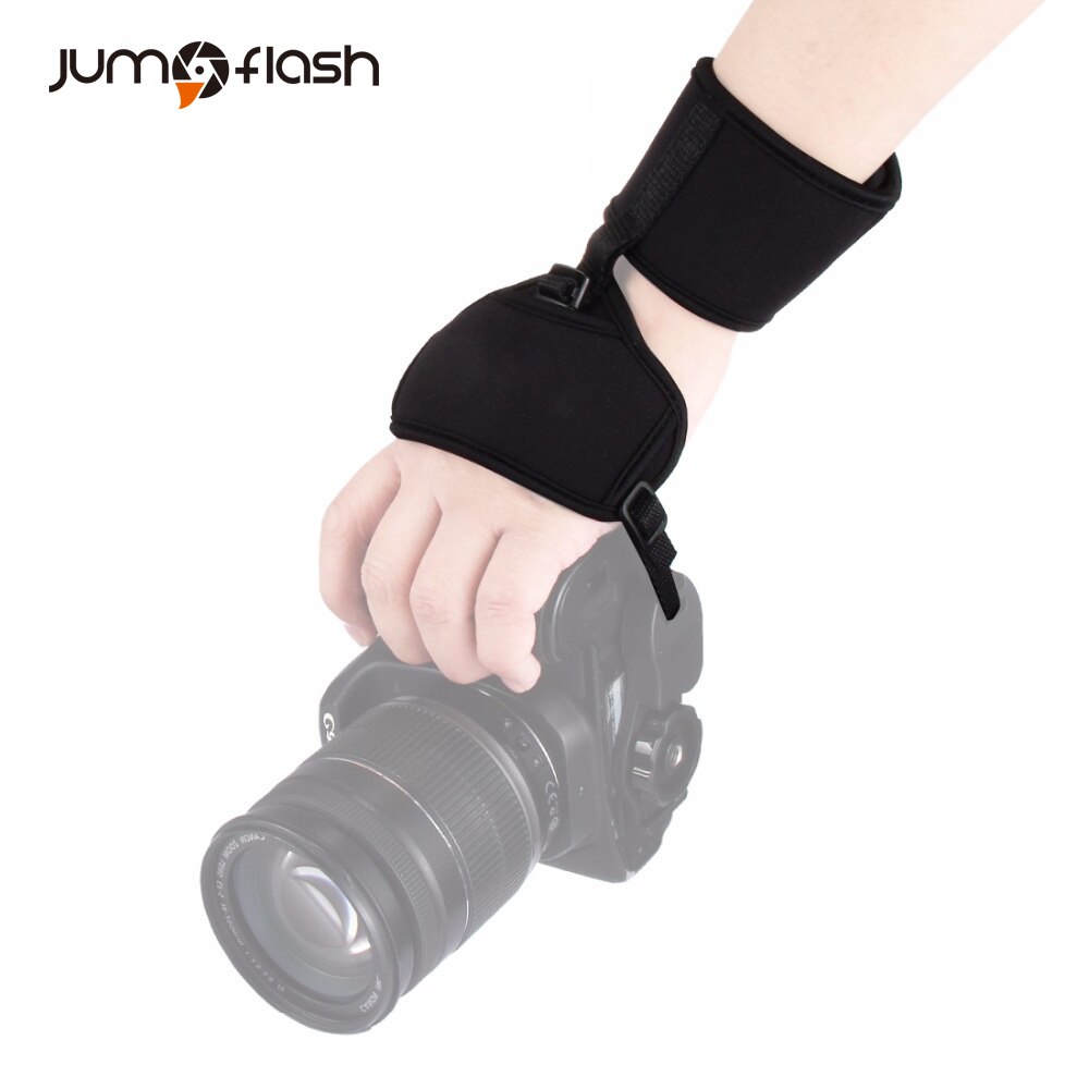 Zachte Neopreen Hand Wrist Strap Camera DSLR Camera Wrist Strap DSLR Hand Riem Quick-release 1/4 ''Schroef