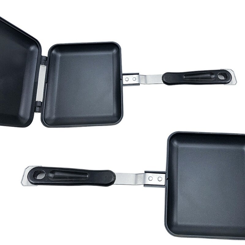 Non-Stick Double Side Frying Pan Foldable Flipping Griddle Steak Cookware Pancake Pan Cooking Tools For Kitchen