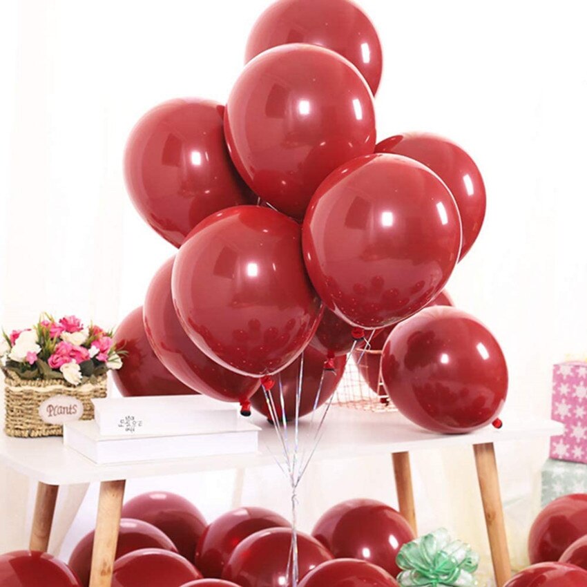 50 stk 10 tommer dobbeltlag rundt hjerteballon bryllupsballoner festballon dekoration fødselsdagsfest forsyninger