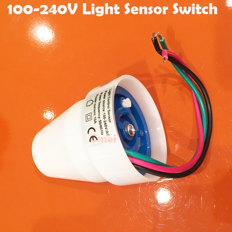 Outdoor Intelligent waterproof 220v light photo control sensor switch automatic photocell switch for lamps