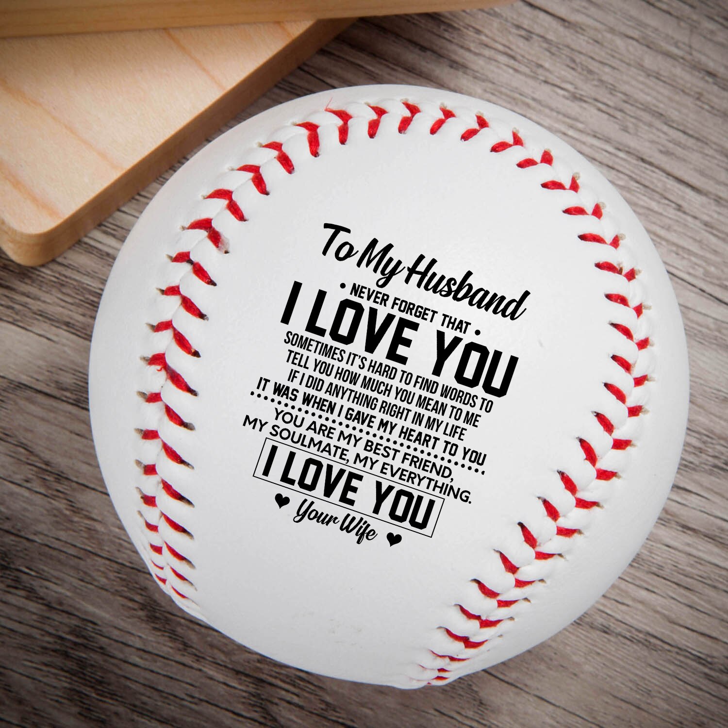 Om Mijn Man, Ik Wens Ik Kon Turn Back The Clock Baseball Bal