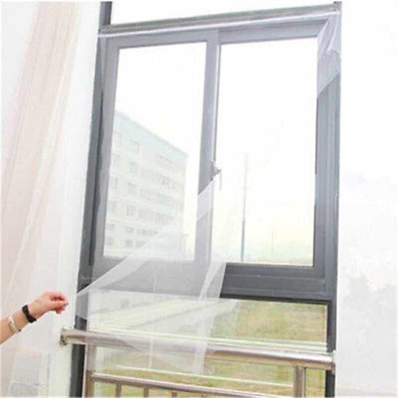 Magnetisk vindu dørskjerm mesh gardin snap nett vakt mygg flue insekt insekt 1 sett hjem hage rekvisita tekstil nylon krok