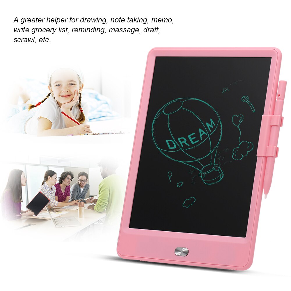 Portable Writing Board 11 inch LCD Screen Electronic Drawing Handwriting Tablet w/ Erase Button Screen Lock Stylus for Kids