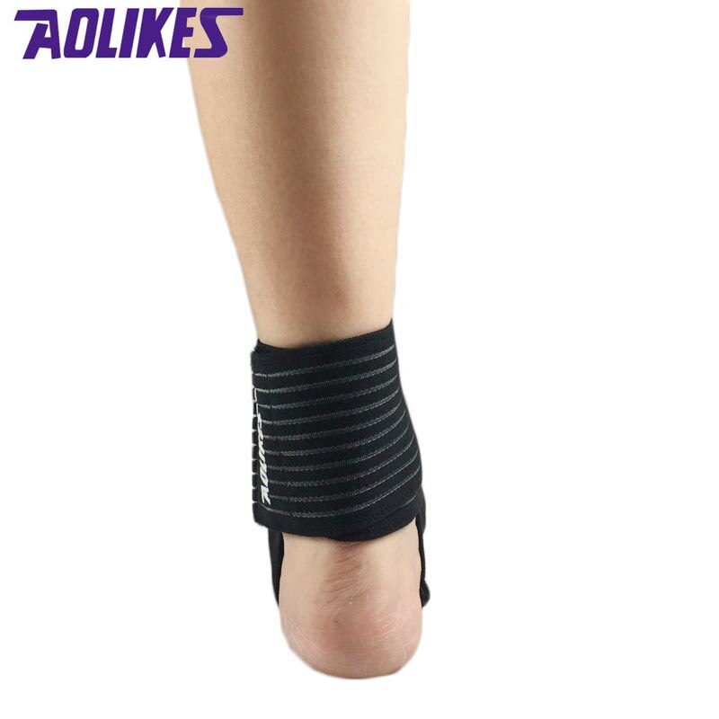 AOLIKES – Bandage de cheville élastique pour Sport, 1 pièce, pour la gymnastique, bande de protection des pieds, Support de retenue des tendons d&#39;achille, ceinture plantaire