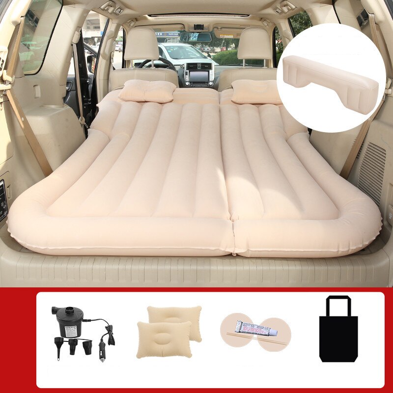 In Auto Aufblasbare SOFA KISSEN Bett Luft Matratze Universal SUV Auto Reise Schlafen Pad Outdoor Camping Matte Auto Reise Matratze: B3   Flocking Cloth