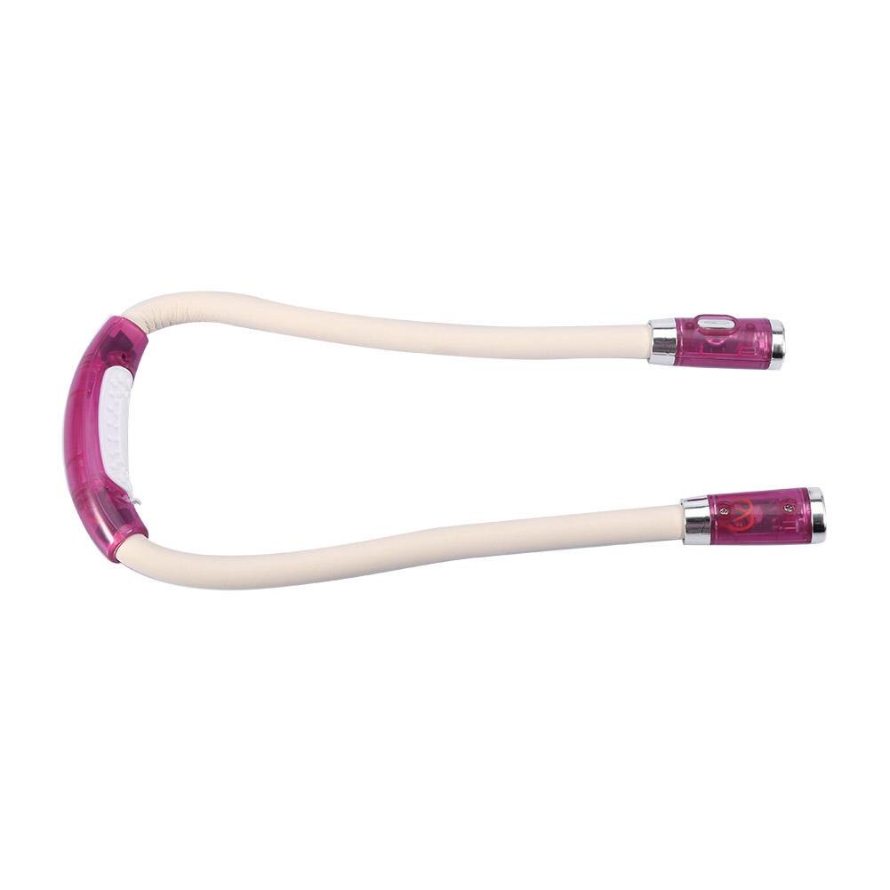 Flexible Neck Hanging LED Hug Light Hands Free Adjustable Bendable Lamp Night Reading Knitting book reading light