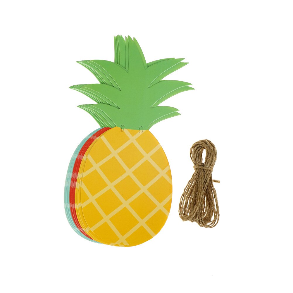 5m ananas frukt dekor sommar brudshow pool party deocr ananas banner hem dekorativa hängande girlanger sommarfest