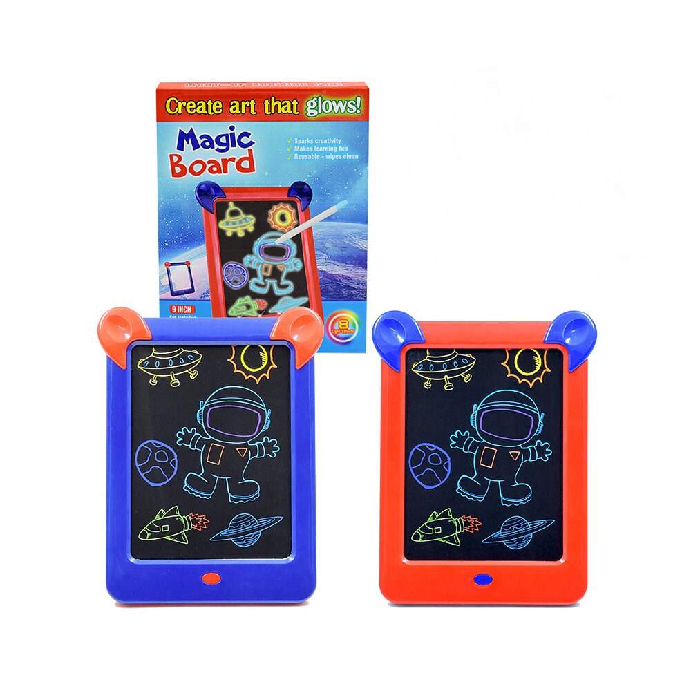 3D Magic Drawing Pad Fluorescerende Tekentafel Kids Puzzel Lichtgevende Magische Graffiti Schrijven 3D Lichtgevende Tekening Pad