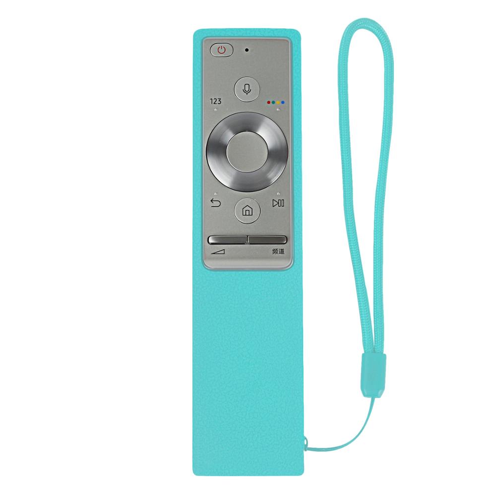 Zachte Beschermhoes Voor Samsung Qled Tv Afstandsbediening BN59-01272A BN59-01265A BN59-01270A BN59-01291A Shockproof Case: Light blue