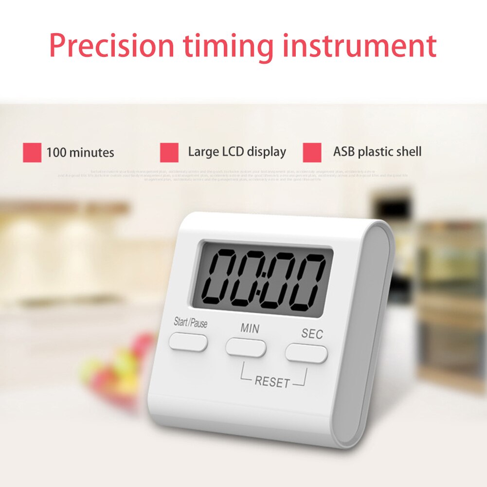 Baking Time Timers Kitchen Accessories Countdown Clock Magnet Loud Practical for Household Kitchen Convenient Part
