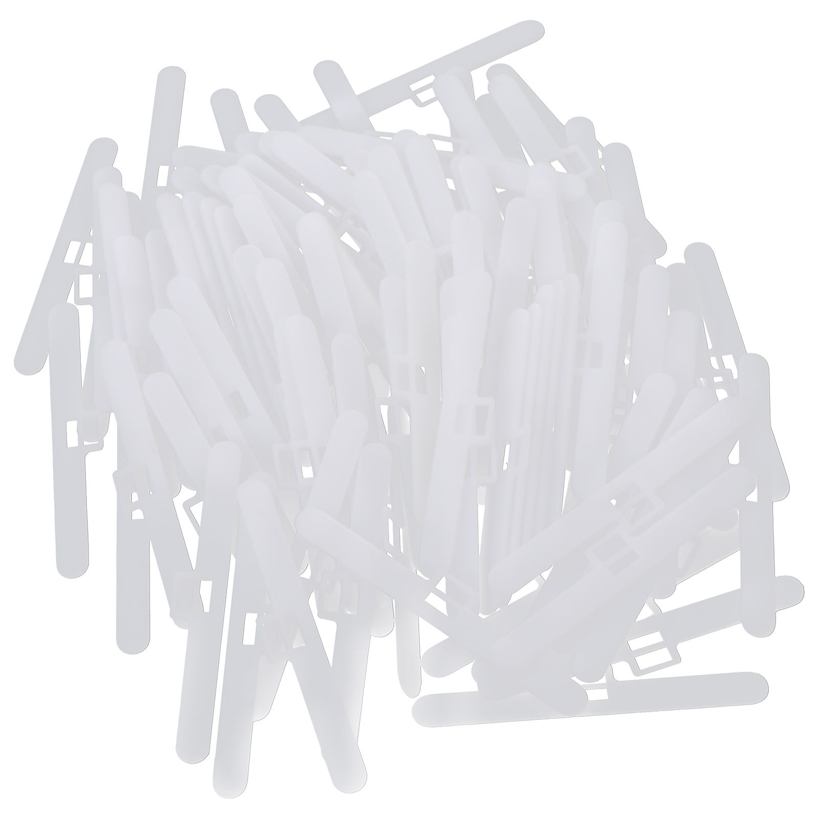 100pcs Vertical Blind Accessories Blinds Replacement Spares for Home (White)