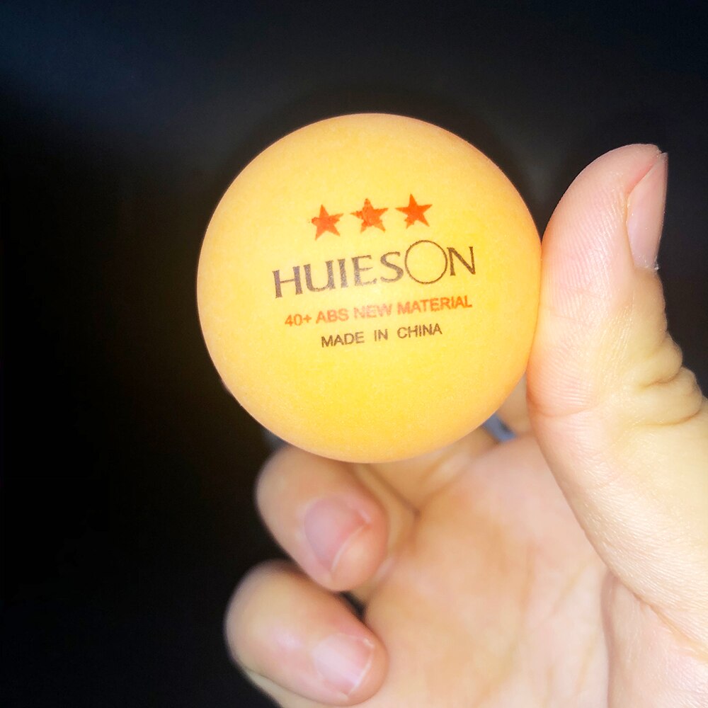 10pcs/pack 3-Star 40mm 2.8g ABS Table Tennis Ping pong Ball White Orange Amateur Advanced Training Competition Ball
